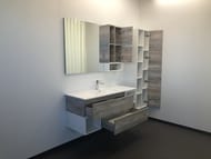 Зеркало-шкаф COMFORTY Турин-120 (11801х800х140) напольный, дуб бежевый 00004137136