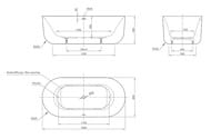 ����� ��������������� Knief Nice (1800x850x600) ���������, ����� ��������� 0100-261