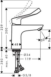 ��������� Hansgrohe Focus 31911 ��� ����������� � ����. �������, � ������ ��������, ������� ��������