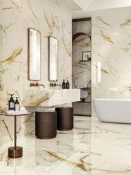 Керамогранитная плитка Atlas Concorde Marvel Shine Calacatta Imperiale Matt (600х1200) A4QZ (кв.м.) — изображение 3