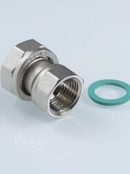 Муфта VALTEC 1"х3/4" ВВ с накидной гайкой, VTr.614.N.0605