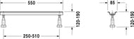 ����� Duravit ��� ���� � �������� � ������� ������ >150 ��, 3��. 790105000000000