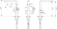 C�������� OMOIKIRI Nagano-BN ������/����.����� + �������������� OMOIKIRI PURE DROP Lite 4011.8028