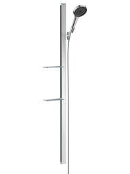 Душевой набор Hansgrohe Rainfinity (ручной душ, штанга 150см, шланг, мыльница)EcoSmart хром 27674000 — миниатюра 1