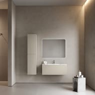 Тумба подвесная SANCOS Snob R 1.0 995х445х406, 1 ящик, доводчик, Beige Soft ,SNR1.0100CE