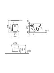 ��������: ����������� Vitra+ ������ Zentrum Square+ ������� ���������+ ������� ���� 9875B003-7201