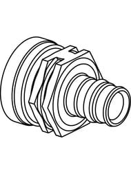 Соединитель Uponor Q&E PPSU 25-1"ВР 1042333