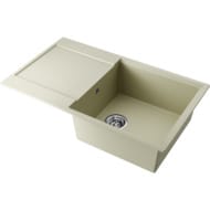 Мойка Omoikiri DAISEN 86-BE (860х510х230) врезная, артгранит, цвет-ваниль 4993694