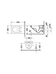 ������� ��� ������� DURAVIT CARO 0065690094 � �����������, ����� �� ����������� �����, ����: �����