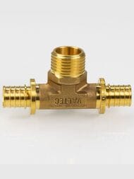 Тройник VALTEC аксиальный, 16х1/2"Нх16, латунь CW614N, VTm.433.G.160416