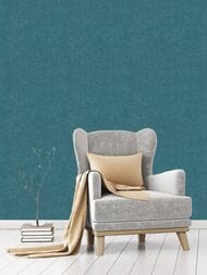Обои виниловые на флизелине Grandeco Asperia A 51519 (0,53х10,05) штукатурка, синие (рул.)
