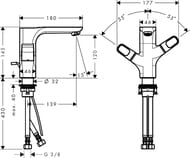 ��������� Axor Urquiola 11024 ��� ����������� �������������, ������ ������, ����� 139 ��