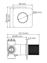 Душевая система WasserKRAFT Fulda A5251.299.219.258.302.242.217 без излива, черный Soft-touch — миниатюра 5