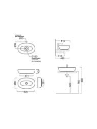 �������� KERAMA MARAZZI PLAZA ���������, 600�380�135, ��� ���������, ����� ��������� PLR.wb.60