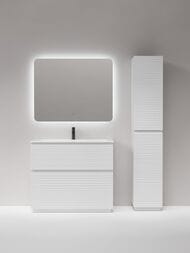 Тумба под раковину Sancos Folk Floor FL100FW 995х445х850 напольная, с 2-мя ящиками, цвет: Bianco