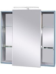 Зеркало-шкаф Caprigo Аккорд 80 Антарктида 792х765х177 с подсветкой 2231-SF015