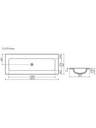 �������� ��������� Ceramicanova Grace 1210�457�137 �������., ��� ���. ��� ���������, ����� CN7016wx