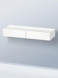 Полка Duravit DuraStyle (1200х150х440) с 2 ящиками, цвет белый матовый DS827101818