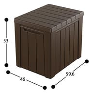 ������ KETER URBAN STORAGE BOX 113 L (59,6�46�53), 113 �, ������