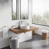 Умывальник RAVAK UNI 400 SLIM (400х400х120) без перелива, белый — изображение 2