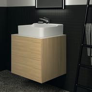 Тумба под раковину Ideal Standard CONCA (600x505x540) 2 ящика, шпон светлый орех T4355Y6