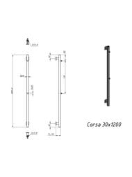GROTA CORSA ������ �������� 30x1200 �������, ������ �����., 1/2", �������. ����. �����, � ��������