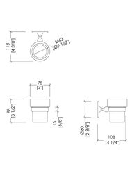 ������ ������������ ��������� Devon&Devon Cavendish WM03CR �����/����