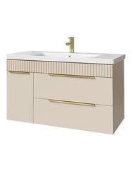 Тумба под раковину Caprigo MONBAR-Smalty 100 (976х446х550) 2 ящика 1 дв слев 36315Leml-052.000.00.20