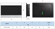 Комнатный регулятор STOUT ST-281 со связью RS, сенсорный дисплей,  STE-0101-100281