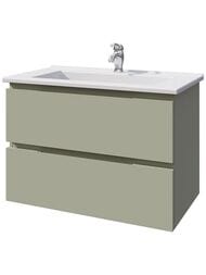 Тумба под раковину Caprigo Сидней 85 (818х566х464) подвесная,2 ящика,verde pistacchio 34812-B059ЧЭ