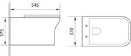 ������ ��������� Aquanet Cube-W CL-12248D 370�545�375 ������������, � �������� ���������, �����