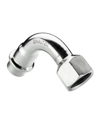 Отвод пресс VALTEC 35х1"В, 90° нерж. сталь VTi.956.I.003506