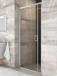 Душевая дверь RAVAK BLIX BLDZ2-90 (870-910х1900) складная, стекло, блестящий+Transparent