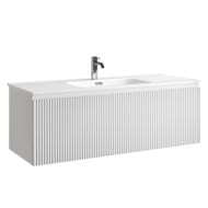Тумба подвесная SANCOS Snob R 1.0 1195х445х406, 1 ящик, доводчик, Bianco ,SNR1.0120W — миниатюра 1