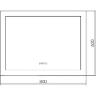 ������� Silver Mirrors �����-4 (800�600) LED-���������, ������, ������, ���� ��-00001042