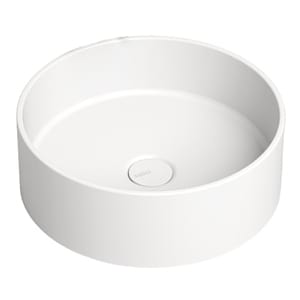 Раковина SALINI Armonia 02 S-Stone (450х450х150) накладная, матовая, белая 130112SM