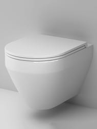 Унитаз подвесной Am.Pm Spirit V2.0 Aquaspin с сиденьем микролифт, белый C701900SC