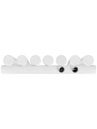 Дизайн-радиатор STOUT Tube Round 7 секц. ниж.прав.подкл R40 1-1750-7 RT белый