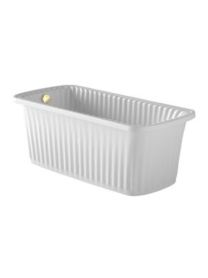 Ванна MIGLIORE OLIVIA 174x83 panello белая панель, фурнитура золото 24360
