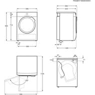��������� ������ AEG T6DBG28S (850x596x626) ���������������, �������� 8 ��