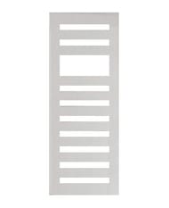 Полотенцесушитель стальной Zehnder Metropolitan METE-120-050/RACY-C (1225х500) электрическ., цвет: белый