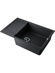 Мойка Omoikiri SAKAIME 78-LB-BL (780х500х220) врезная, тетогранит, черная 4993900