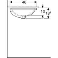 �������� Geberit VariForm (550�400) ������������, ��� ���. ��� ���������, ��� �������� 500.758.01.2