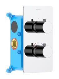 Смеситель для душа Aquatek Европа AQ1391CR встраеваемый, 1 режим, термостатический, цвет: хром