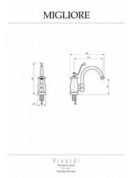 ��������� ��� ����� Migliore Cucina VIVALDI �������������, ���� ML.CUC-9930.CR