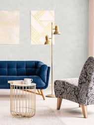 Обои виниловые на флизелине Marburg Natural Opulence 33207 (0,7х10,05) штукатурка, серые (рул.)