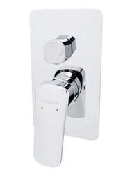Смеситель для ванны/душа Aquatek Вега AQ1046CR встраиваемый, однозахватный, цвет: хром — миниатюра 1