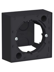 Коробка Systeme Electric ATLASDESIGN для наружного монтажа карбон ATN001000
