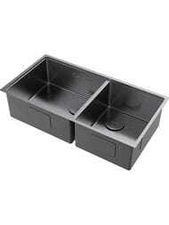 Мойка Omoikiri TAKI 85-2-LB-U/IF-IN Side (850х440х200) универ. монтаж, 2 чаши, нерж. сталь 4997037