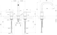 ��������� Gessi 316 Flessa 54012.239 ��� �����������, �� 3 ���������, ����� �������������